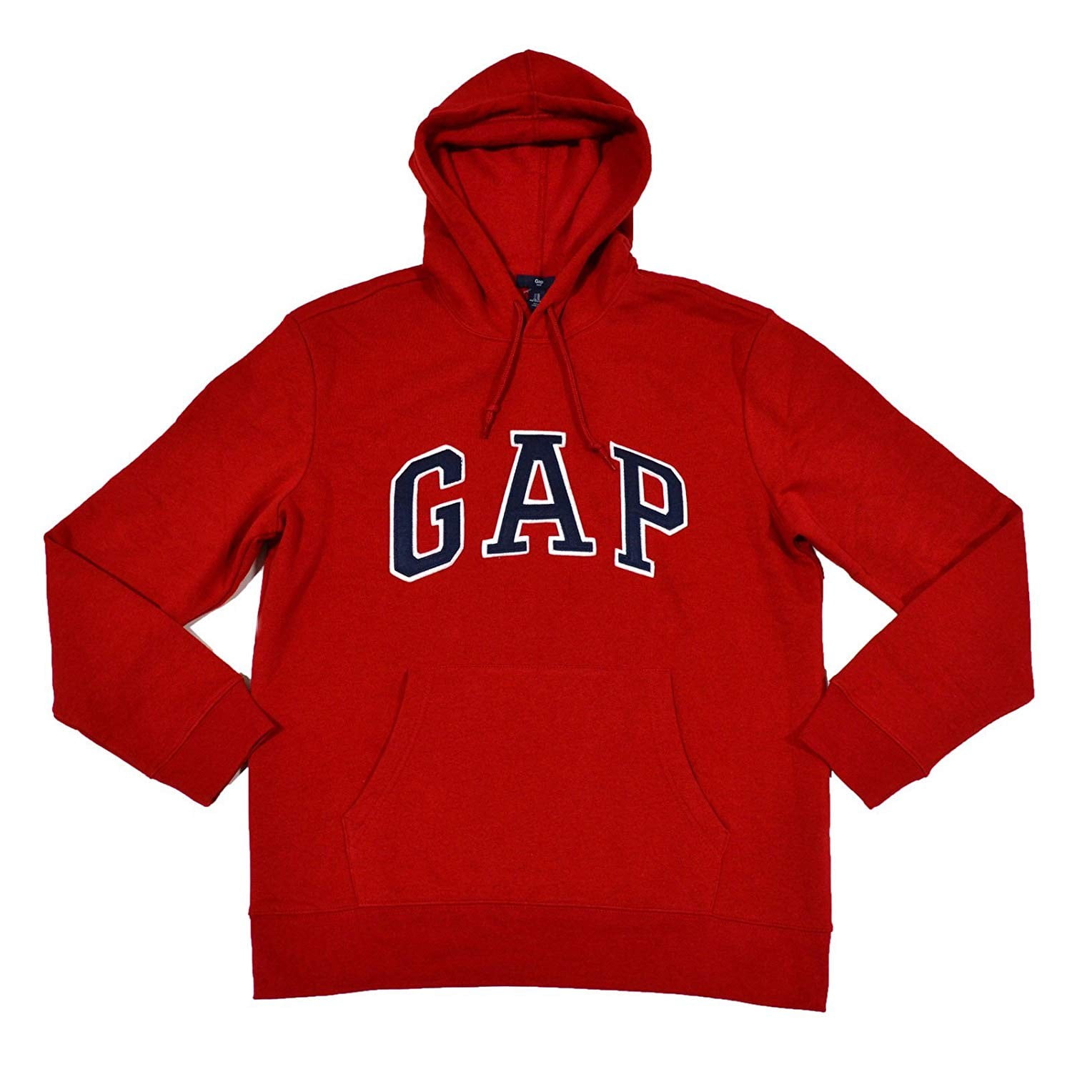 Gap - GAP Men's Fleece Arch Logo Pullover Hoodie in Red LARGE. 185767 ...
