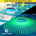 thumbnail image 3 of Solar Floating Pool Lights, Pool Lights that Float with RGB Color Changing Waterproof Floating Pool Lights for Swimming Pool at Night Solar Pool Lights for Outdoor Pool Pond Hot tub Fountain(1 Pcs), 3 of 6