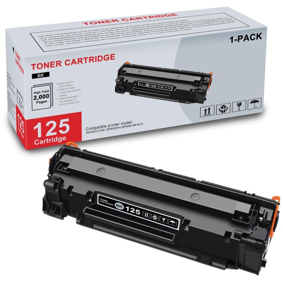 Cartucho de tóner SLIKIA CRG125 negro de alto rendimiento para 2000 páginas