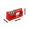 thumbnail image 3 of Qonioi 3-Stage Knife Sharpener, Ceramic Sharpening Stone with Scissor Slot, Handheld Kitchen Knife Sharpener, Practical Tool, 3 of 6