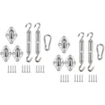 thumbnail image 2 of Shade Sail Fixing Kit, Stainless Steel Sun Shade Sail Fixing Kit for Triangle and Square, Rectangle, Sun Shade Sail Fixing Accessories, 2 of 4