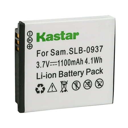 Kastar Battery 1-Pack Replacement for Samsung SLB-0937 Battery Samsung SAC-47 Charger Samsung CL5 CL50 CL80 I8 Digimax L730 Digimax L735 Digimax L830 NV4 NV33 ST10 Camera