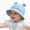 A3--Blue, variant on Newborn Baby Boy And Girl Hat Hat Beach Cap For 3 To 12 Hat Birthday Party Hat 3-12 Months