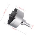 thumbnail image 2 of 60mm Carburo Agujero Cortador, TCT Agujero Sierras para 0,5mm-3mm Inoxidable Acero 5mm Metal Lámina, 2 of 4