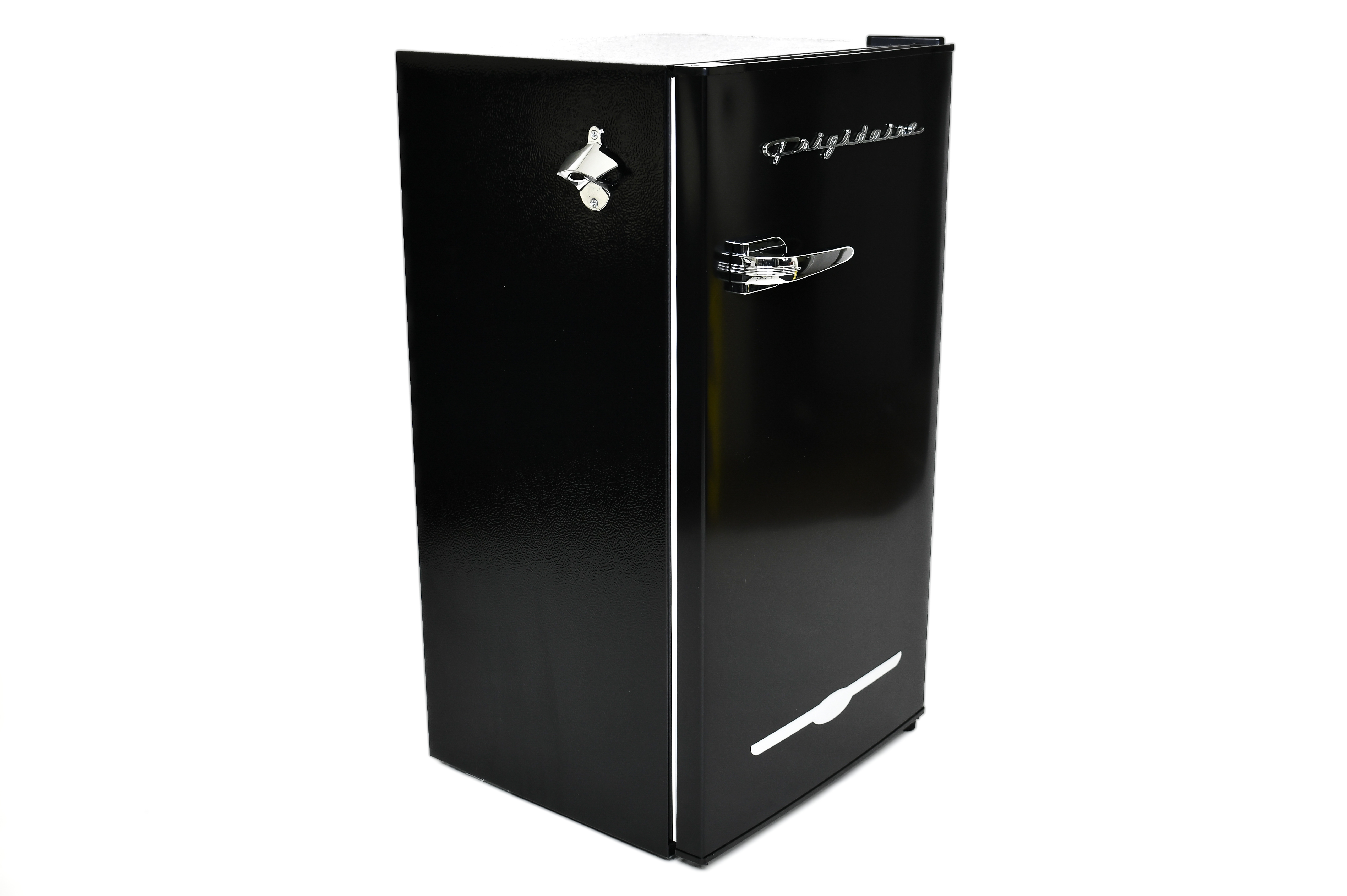 Frigidaire 3.2 Cu. ft. Retro Compact Refrigerator with Side Bottle Opener EFR376, Black