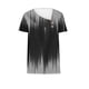 thumbnail image 4 of Camisetas de Manga Corta para las Mujeres Impresas Primavera Verano Botón de la Camiseta Casual, Camisetas de Mujer Casual, 4 of 4