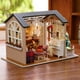 thumbnail image 3 of Casa de muñecas DIY Casa de muñecas en miniatura Kit de casa de muñecas hecho a mano Regalo perfecto de bricolaje, 3 of 13