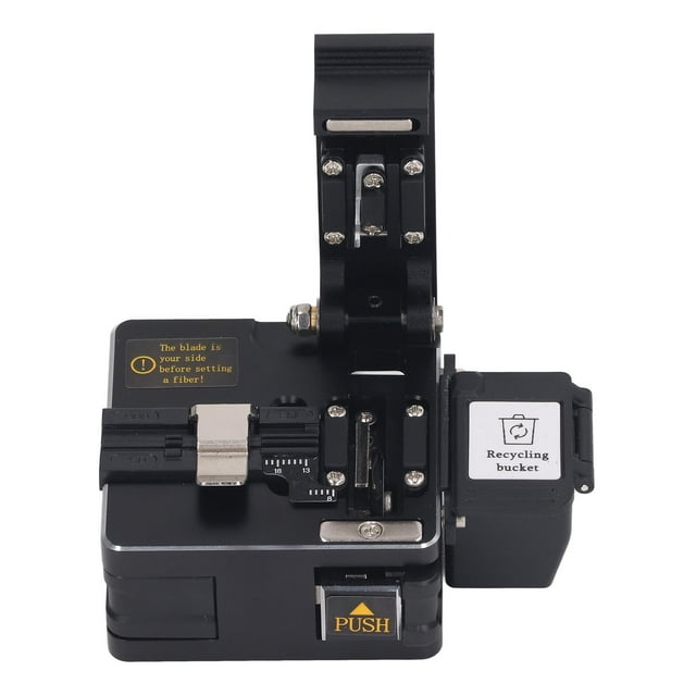 Optical Fiber Cleaver, Fiber Cleaver Tool High Accuracy Tungsten Steel Blade Automatic Return for Maintenance
