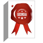 CafePress - A Product Of Georgia - Greeting Card, Blank Inside Matte