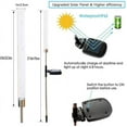 thumbnail image 3 of 2pcs Garden Solar Lights Outdoor Solar Acrylic Bubble RGB Color Changing Solar Powered Garden Stake Lights for Garden Patio Backyard Pathway Decoration, 3 of 4