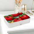 thumbnail image 6 of Fruit Portable PU Leather Travel Jewelry Stand Organizer Box with Removable Compartment and Necklace Holder, 6 of 6