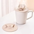 thumbnail image 4 of Shiogb Silicone Tea Bag Holder, Crab Designed Cup Cover with Tea Bag Holder Mug Lid for Coffee Tea, Reusable Silicone Lid Leak Proof, D*4, 4 of 4