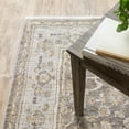 thumbnail image 2 of 5' X 8' Beige Grey Machine Woven Oriental Indoor Arean Rug, 2 of 3