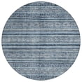 thumbnail image 2 of Addison Rugs Chantille Indoor/Outdoor Transitional Stripes Blue Washable Round Rug, 8' x 8', 2 of 6