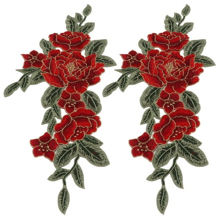 Lot De 5 Patchs Brodés Fleurs Et Papillons à Coudre - Pour Customiser Vêtements, Jeans, Sacs, Chapeaux | Réparation Et Décoration Textile