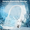 thumbnail image 6 of Limited Time Deal karymi Bladeless Neck Fans Leafless Hanging Neck Fans 3 Speeds Portable Fans Strong Wind No Hair Twisting Short Charging Long Use Camping Essentials, 6 of 9