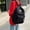 Black, variant on Corduroy Backpack, with Adjustable Shoulder Straps Casual Lightweight School Bag with Front Pocket & Zipper Closure, Beige