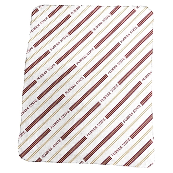 Logo Brands Florida State Seminoles 50" x 60" Classic Vertical Stripe Fleece Throw Blanket