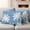 Blue, White, Ivory, variant on Pink Palm Trees Outdoor Waterproof Throw Pillow Covers 16x16 Set of 2, Farmhouse Tropical Summer Beach Decorative Pillowcases Cushion Pillowcase for Couch Sofa Patio Outside Pillow Protector