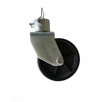 Bulldog 5000 Lb Lift Sidewind Swivel Square Tube Trailer Jack, 15