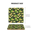 thumbnail image 5 of Xecao Fresh Avocado for MDF Cork Coaster 4 Pcs,Drink Coasters,Suit for House Warming Gifts New Home ,Coffee Table Decor-Square, 5 of 7