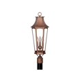 thumbnail image 1 of Vaxcel International T0121 Preston 10 in. Outdoor Post Light - Brushed Copper, 1 of 1