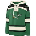thumbnail image 2 of Men's '47  Kelly Green Philadelphia Eagles Throwback Superior Lacer Hoodie, 2 of 3