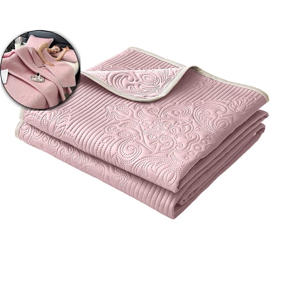 Dvruxg Summer Quilts Queen & King Size - Lightweight Summer Quilt for Full, Twin & King Beds - Summer Quilts(Pink)