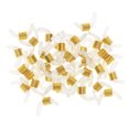 thumbnail image 2 of Conectores de Goma de Metal Sunnimix para Cadena de Anteojos Oro 50 Unids, 2 of 8