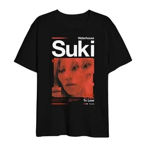 RARE Suki Waterhouse TO LOVE Heavy Cotton Black S-5XL T Shirt
