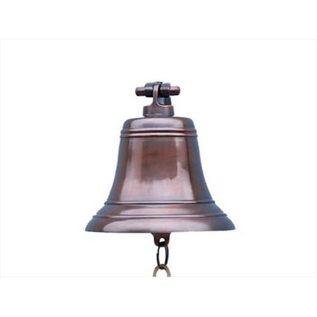 Antiqued Copper Bell 9 in. Bells Decorative Accent