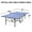 Blue#539, variant on Table Tennis Table 4.5ft Table Tennis Table Foldable & Portable Ping Pong Table Set with Net and 2 Ping Pong Paddles for Indoor Outdoor Game,Indoor Ping Pong Table