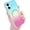 Gradient Blue & Pink, variant on Magnetic for iPhone 17 Pro Max Case, Compatible with MagSafe Cute Colorful Gradient Iridescent Rainbow Aesthetic Phone Case for Women Blue & Pink
