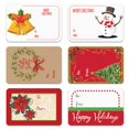 thumbnail image 5 of 250 Uds. Pegatinas navideñas, 6 diseños, etiquetas adhesivas con nombres de Navidad, pegatinas de felices fiestas, etiquetas de sello para regalo, sobres, pegatinas para paquetes d, 5 of 5