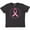 Retro Heather Black, variant on Inktastic Fight Against Breast Cancer Youth T-Shirt