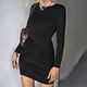 thumbnail image 3 of Vestido de manga larga, Vestido de manga larga para mujer Vestido ajustado de manga larga Vestido de manga larga para mujer Estándares líderes en la industria, 3 of 8