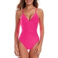 thumbnail image 3 of RELLECIGA&nbsp;Women's V Neck Cutout One Piece Swimsuits, 3 of 6