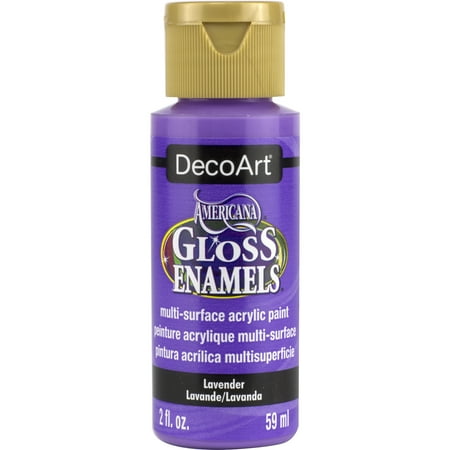 UPC: 0766218037855 | DecoArt Americana Gloss Enamel Acrylic Paint 2 oz. Lavender