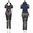 thumbnail image 3 of Disfraz de fantasía de LOL Arcane Vi para mujer, uniforme, sombrero, juego de rol, ropa de fiesta de carnaval y Halloween, 3 of 5