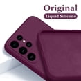 thumbnail image 2 of Liquid Silicone Case For Samsung Galaxy S22 S24 Ultra S23 S20 FE A52 A51 A53 A54 5G Coque Shockproof Soft Bumper Back Cover, 2 of 5