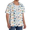 thumbnail image 2 of Goofa Undersea Animals Printed Men's Casual Short-sleeved Shirt,Lightweight Breathable Button-down,Summer Casual men's top,Versatile Fashion shirt-Medium, 2 of 7