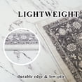 thumbnail image 6 of Hallway Washable Runner Rug - 2'6x12 Kitchen Rugs Entryway Vintage Soft Floor Mat Non Slip Indoor Farmhouse Carpet For Bathroom Living Room Bedroom (2'6''x12'  Grey), 6 of 6