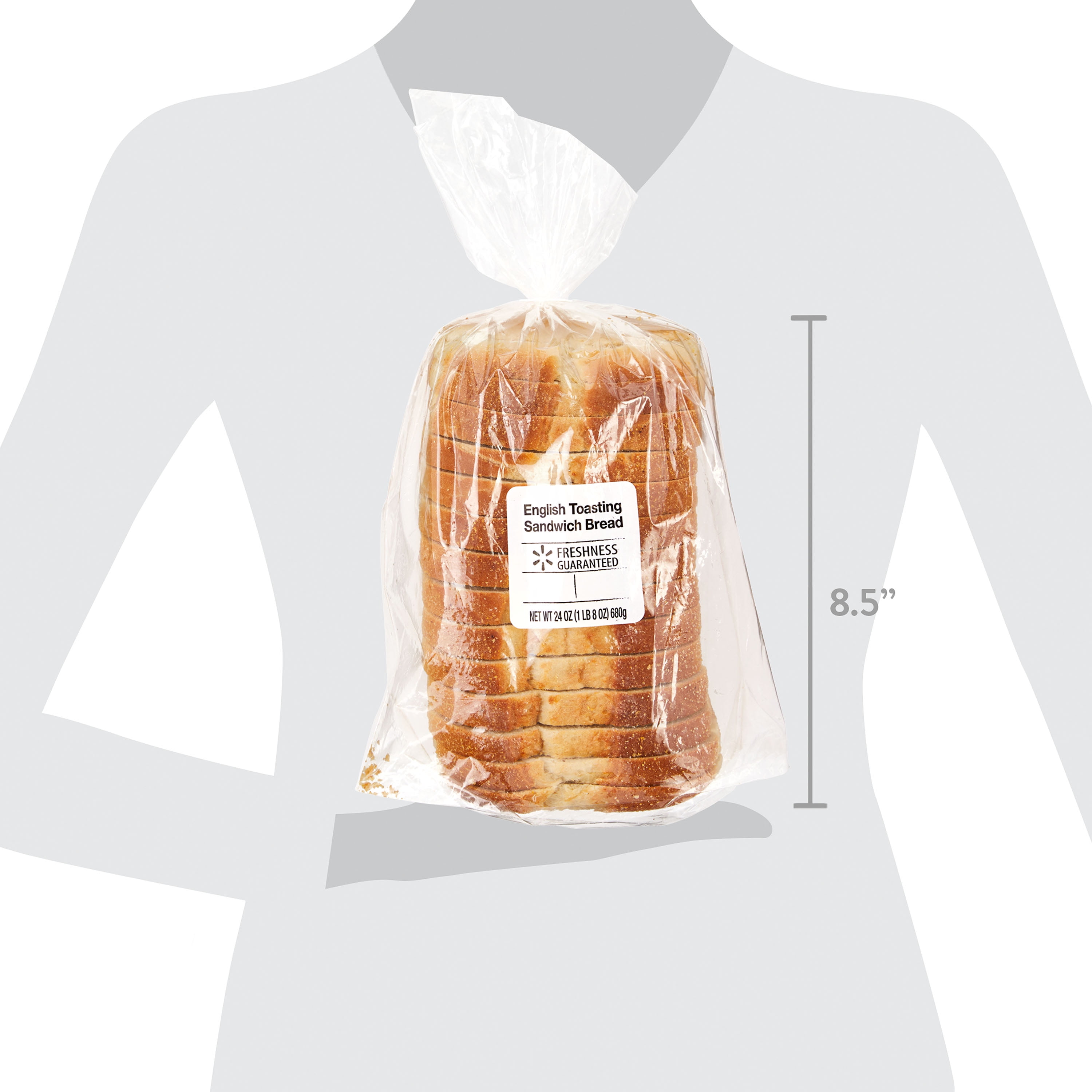 Freshness Guaranteed English Toasting Sandwich Bread, 24 oz