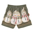 thumbnail image 7 of FORMRS Boys Swim Trunks Quick Dry Mesh Liner Boardshorts Sizes XS-XL, Cute Snowmen, 7 of 7