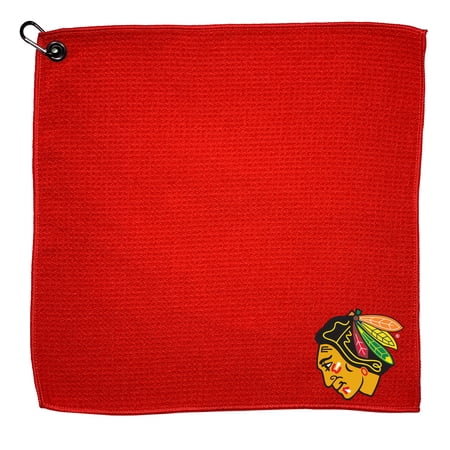 Chicago Blackhawks 15 x 15 Microfiber Golf Towel