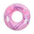 thumbnail image 2 of S SERENABLE Swimming Ring Inflatable Pool Float for Holiday Amusement Park Swimming Pool Pink, 2 of 9