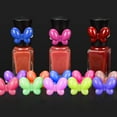 thumbnail image 4 of 150pcs False Nails Ring Swatches Butterfly Shape Nail Polish Display Manicure Art Practice Tools (Transparent), 4 of 10