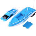 thumbnail image 1 of Mini barco de control remoto Barco de remos de alta velocidad Juguete de lancha rápida de agua (Azul) Ehuebsd libre de BPA, 1 of 9