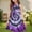 Purple, variant on Piuwrlz Girls Summer Dresses Girl Casual Play Dresses Suspender Pleated Skirts Hot Pink Size 130