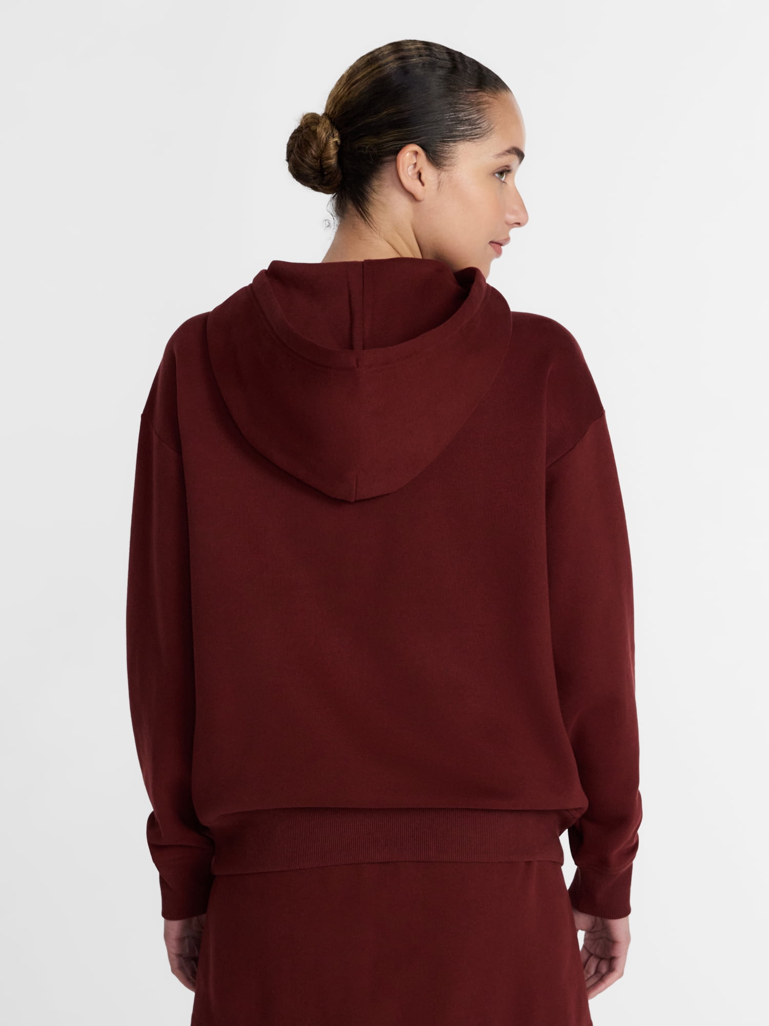 Athletic Works Women's and Women's Plus Full Zip Fleece Hoodie, Sizes XS-4X